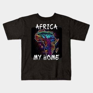 Africa, My Home 8 Kids T-Shirt